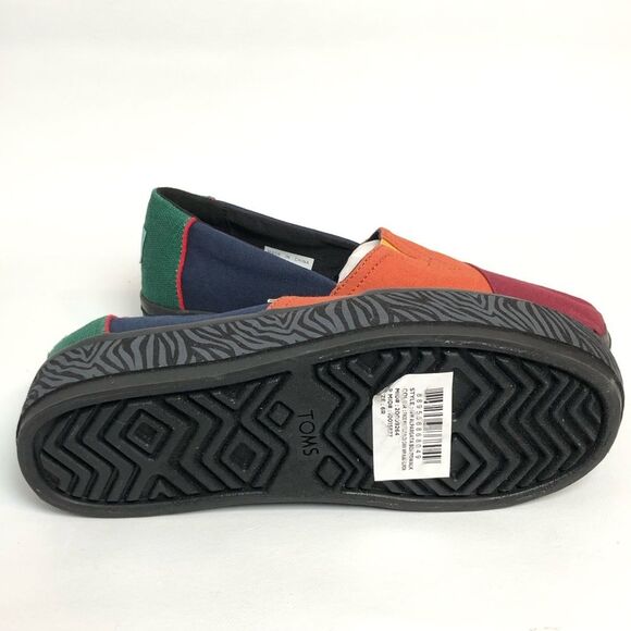 Toms Alpargata Boardwalk Multicolored/Zebra Platform Slip on Sneakers Size 6 - Picture 6 of 6